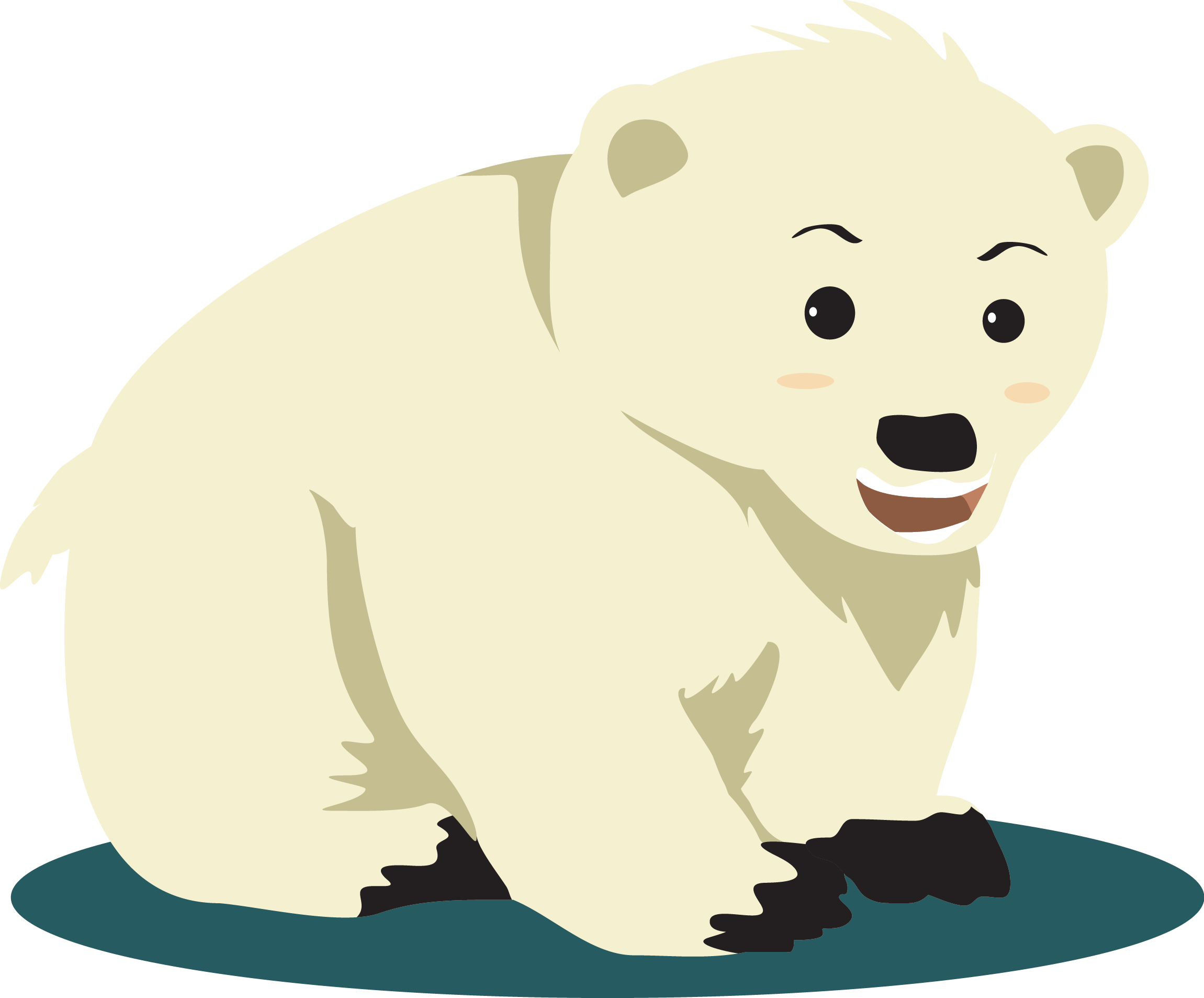 2301x1906 Polar Bear Clip Art