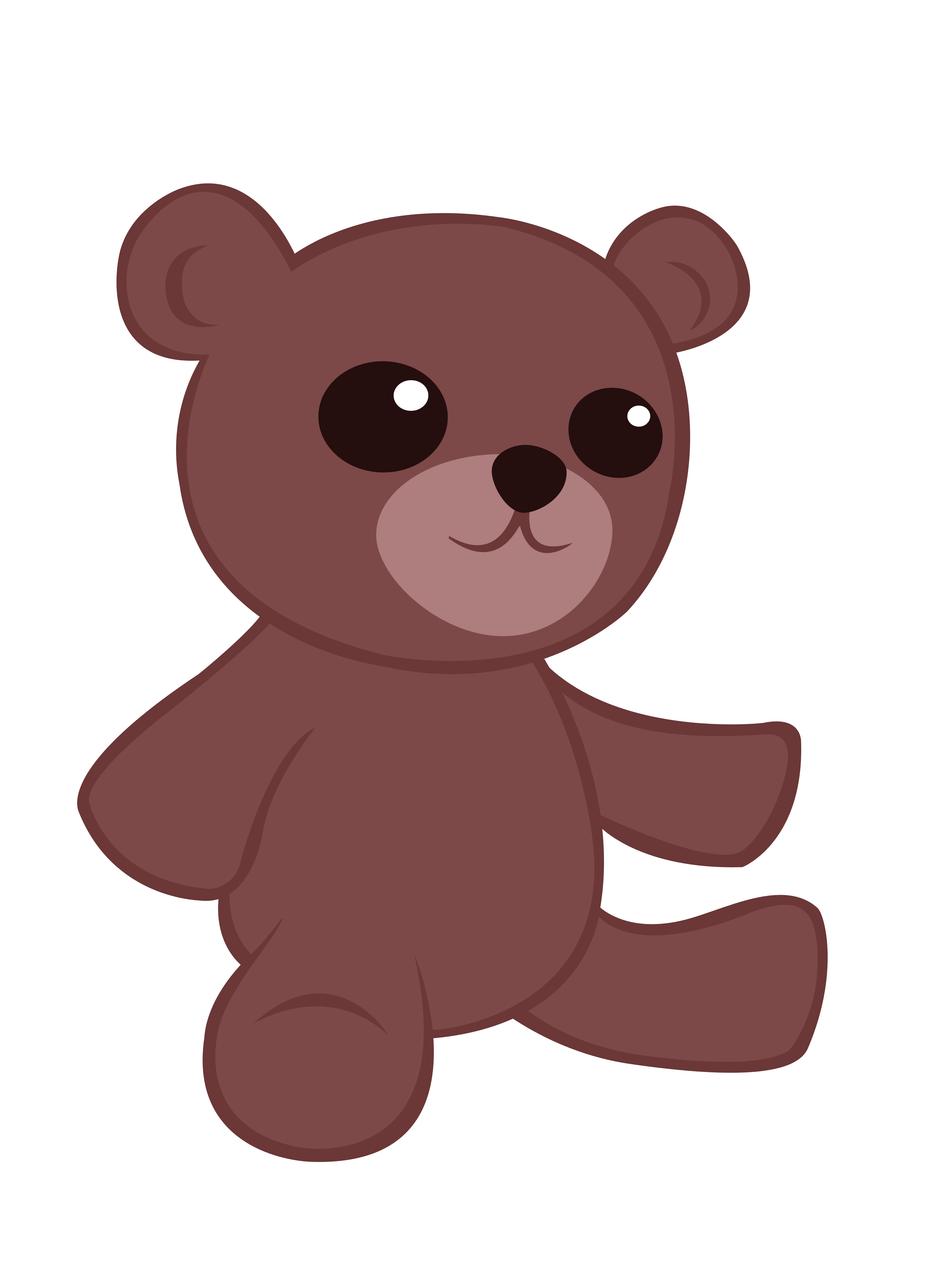 3300x4498 Bear Vector