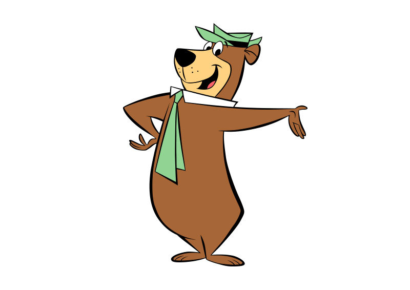 800x566 Yogi Bear Vector