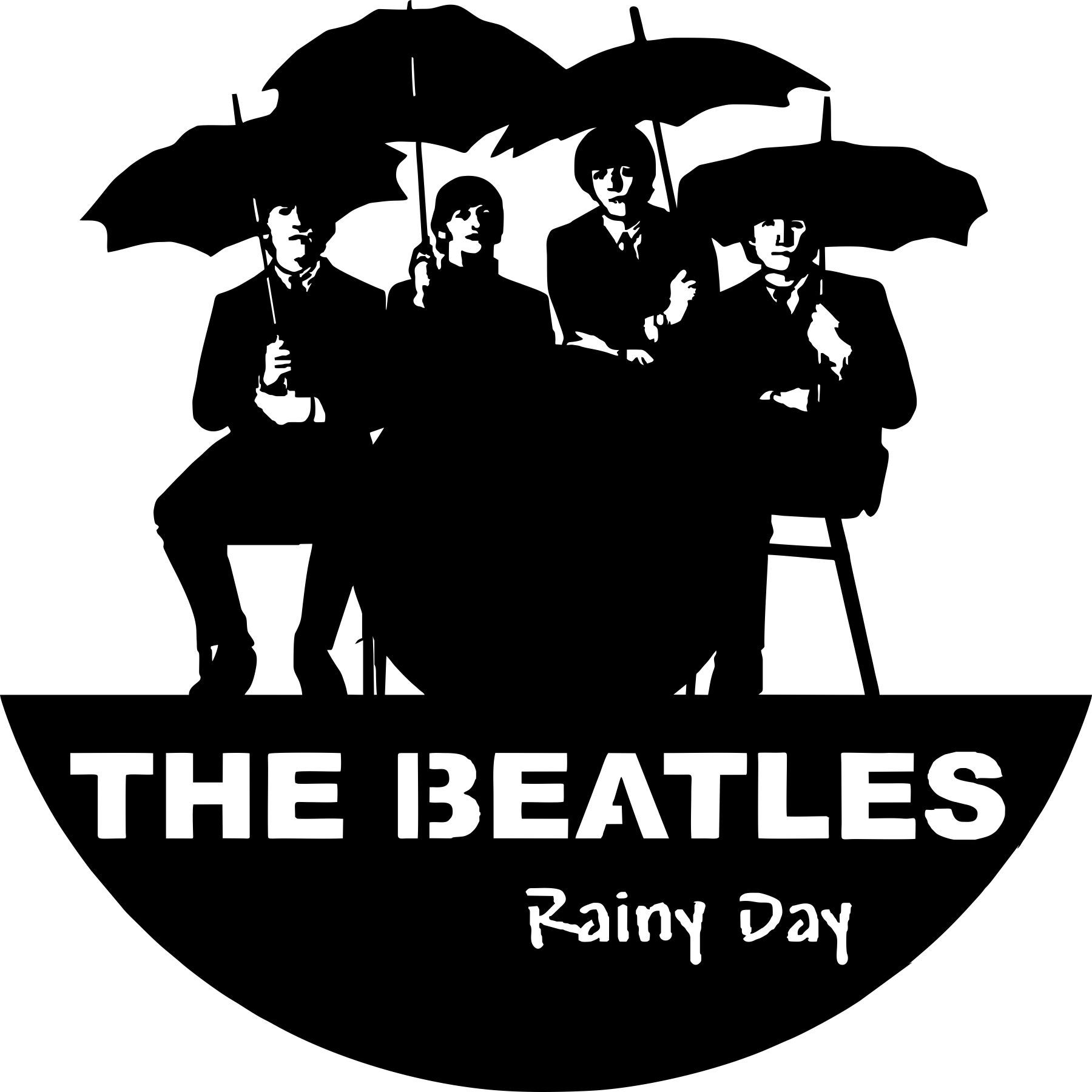 1800x1800 Epic Beatles Wall Clocks Free Vector Download