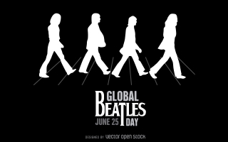 320x200 Beatles Silhouettes Free Vector Graphic Art Free Download (Found
