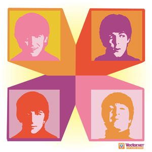 300x300 The Beatles Vector
