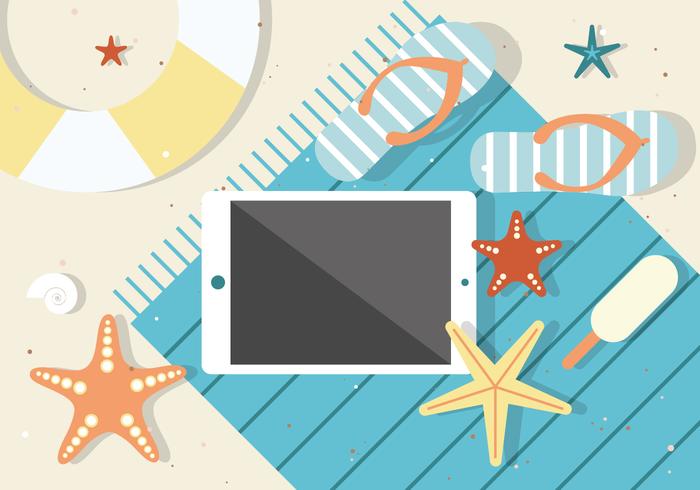 700x490 Free Beautiful Vector Summer Background