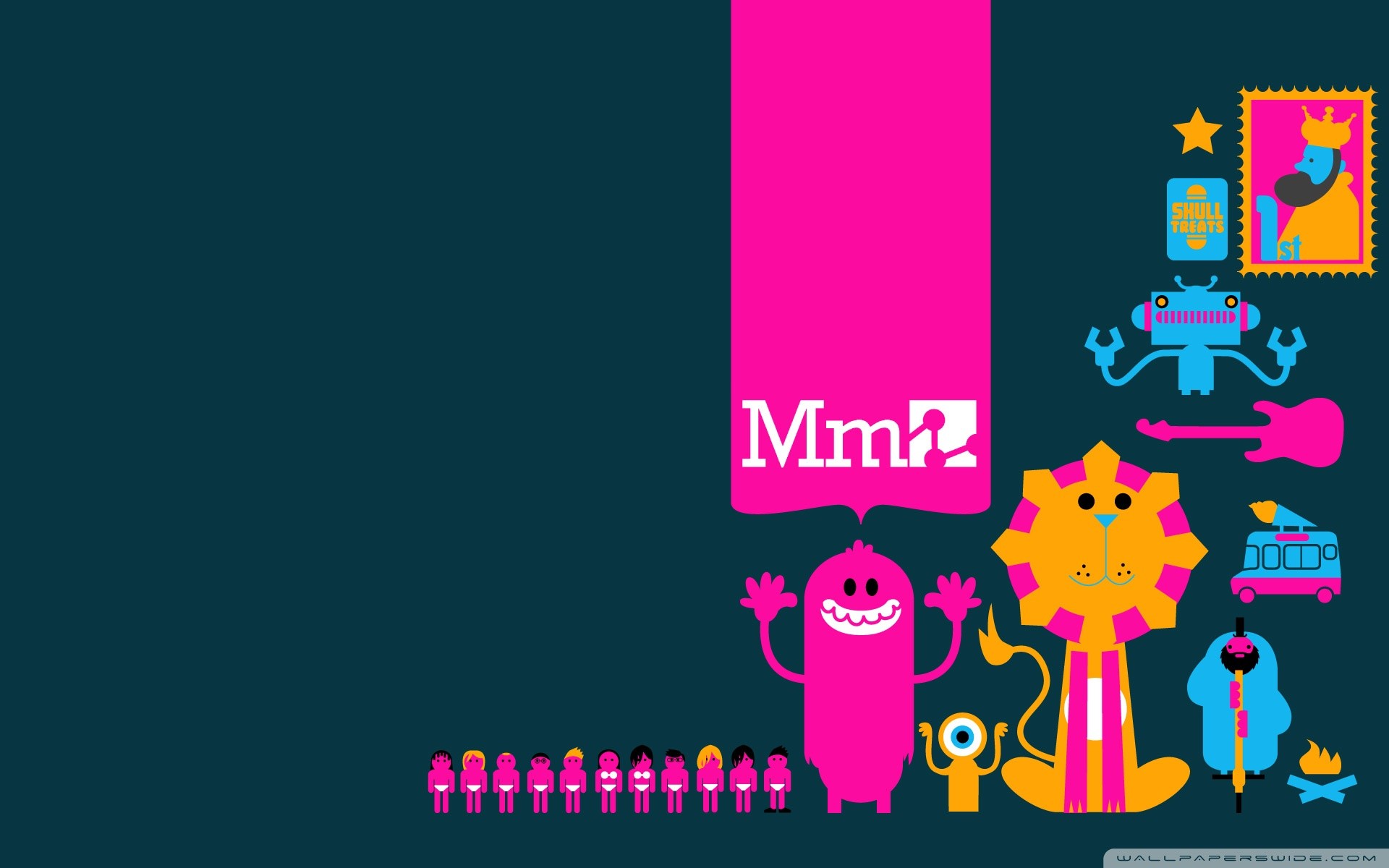 1920x1200 Beautiful Funny Vector Art Wallpapers