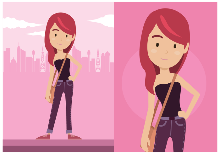 700x490 Beautiful Woman Free Vector Art