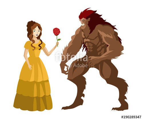 500x420 Beauty And The Beast Faity Tale Stock Image And Royalty Free