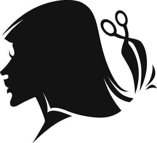 529x481 Hairdressing Images Clip Art Vector Silhouette Beauty Salons