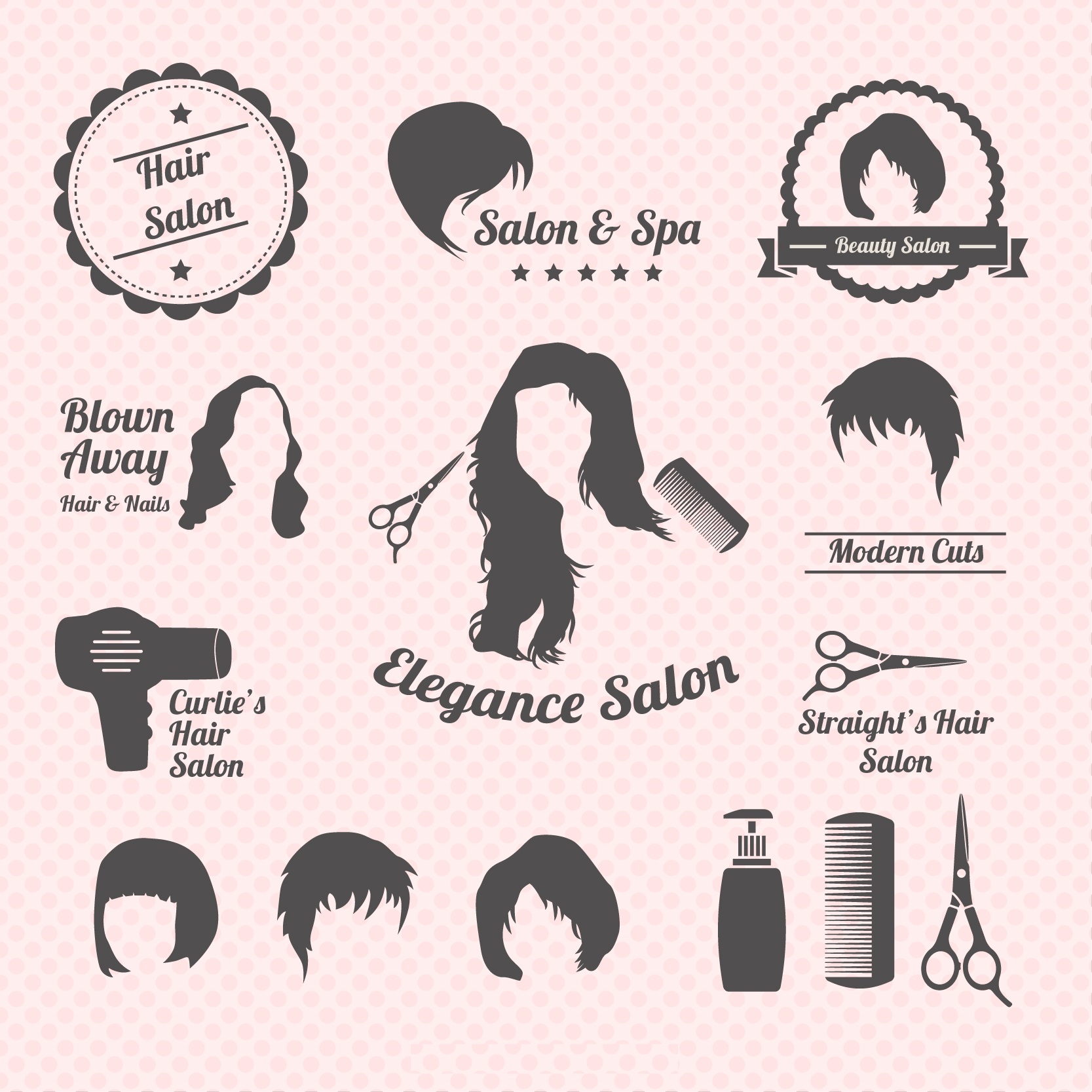 1667x1667 Hair Salon Vector Free Vectors Ui Download