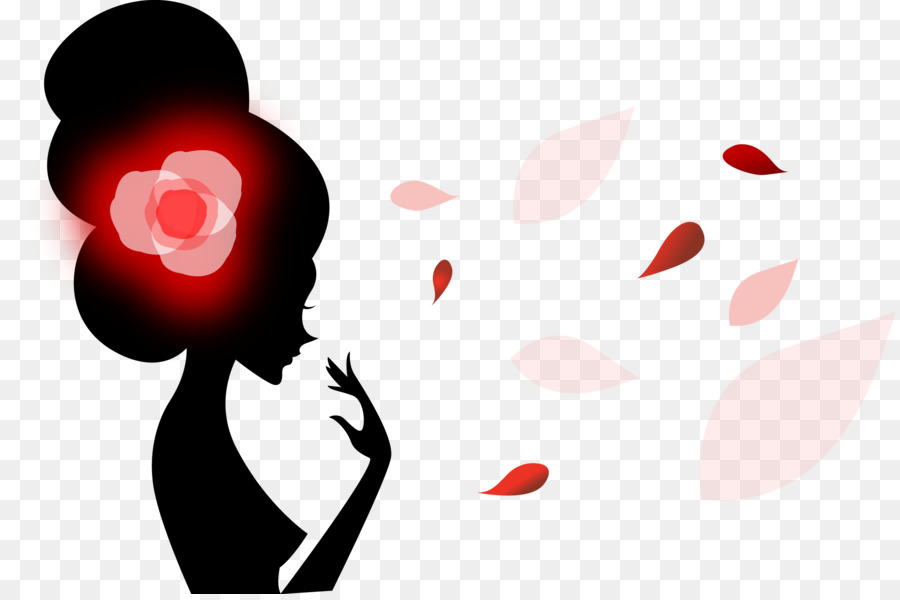 900x600 Download Silhouette Woman Icon Women S Day Beauty Vector