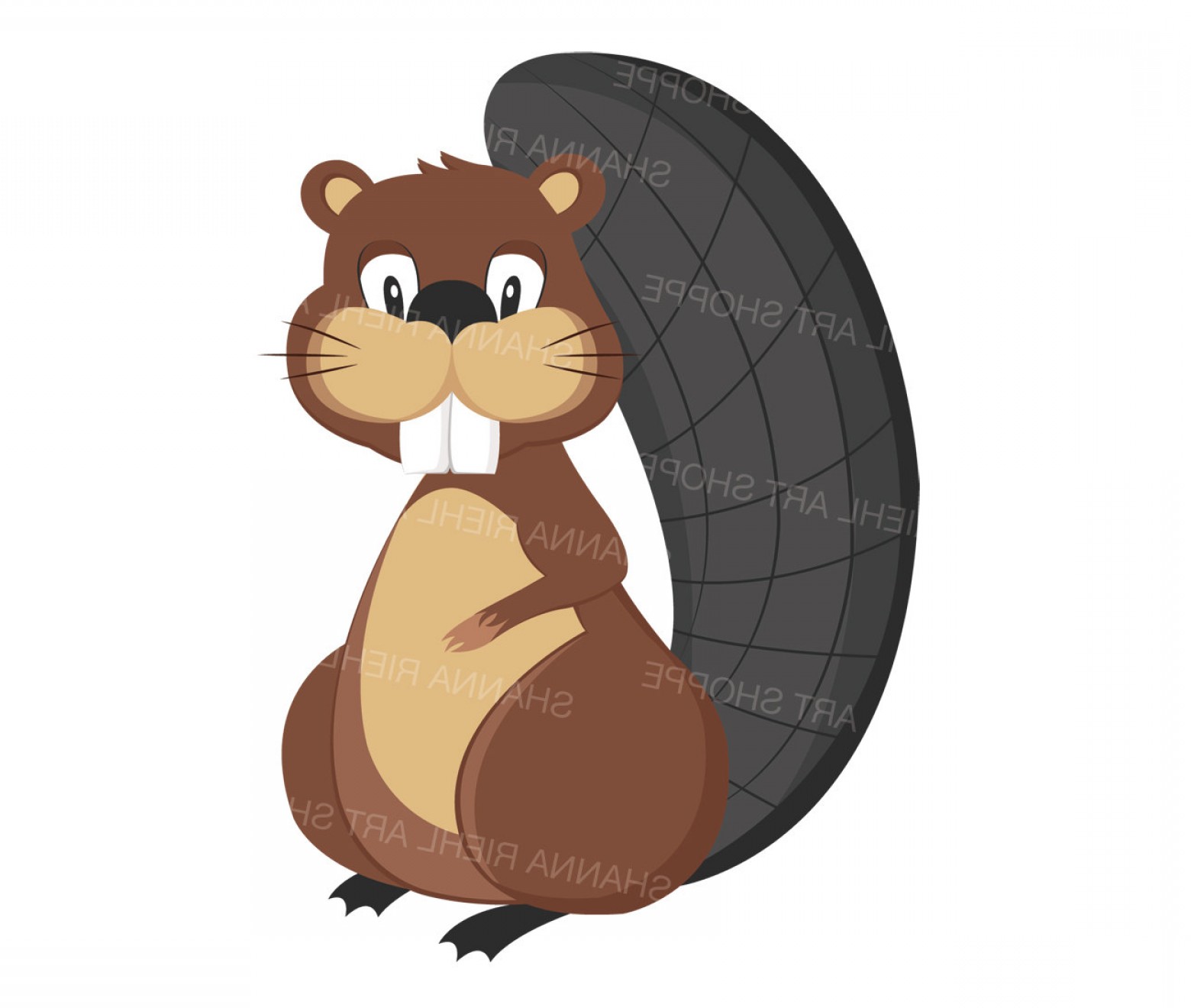 1560x1320 Woodland Friends Beaver Vector Clip Art Shopatcloth