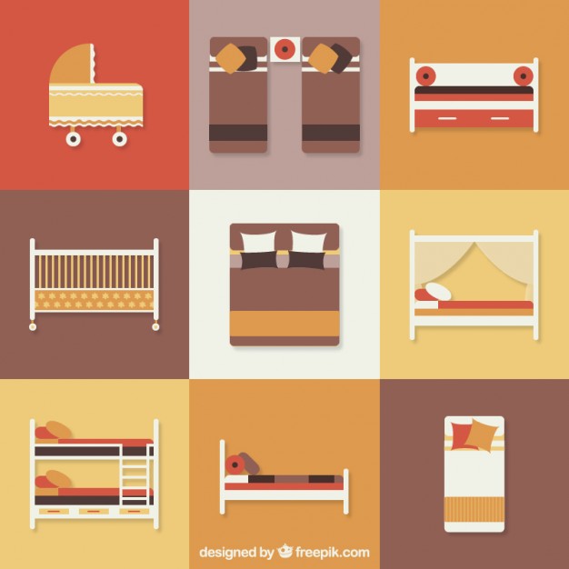 626x626 Bed Icons Vector Free Download