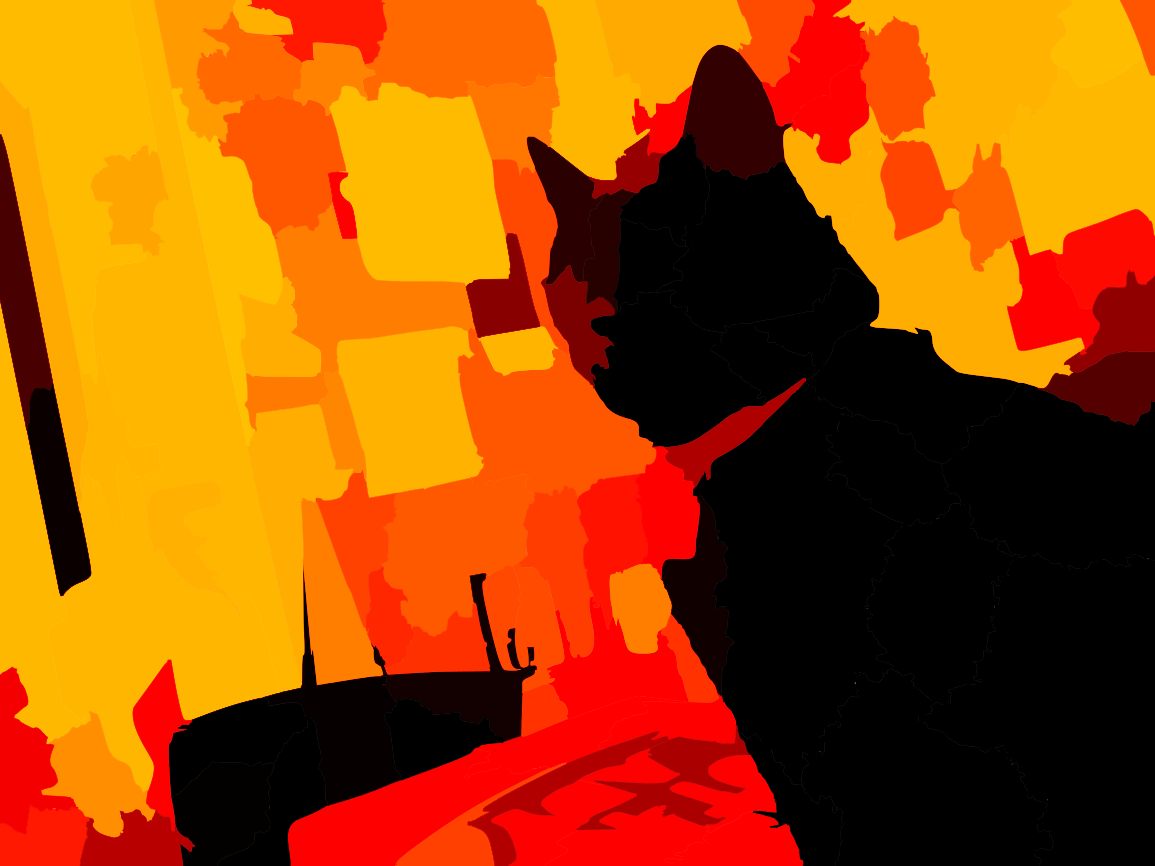 1155x866 Black Cat On Bed In Bedroom Vector Darker Free Images