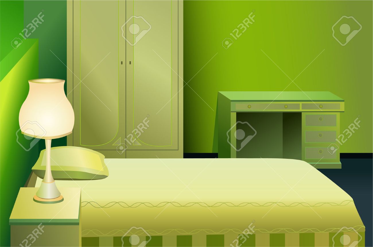 1300x860 Bed Clipart Green