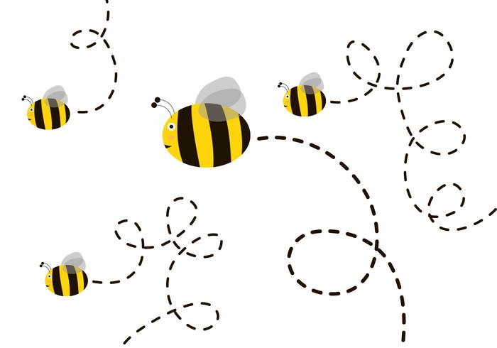 700x490 Free Cute Bee Vector