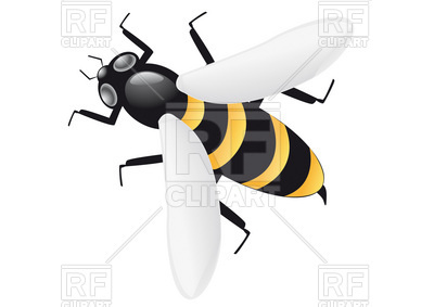 400x283 Bee Vector Image Vector Artwork Of Plants And Animals
