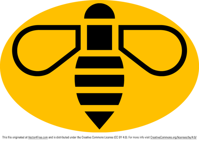 672x480 Free Manchester Bee Vector Logo Psd Files, Vectors Amp Graphics