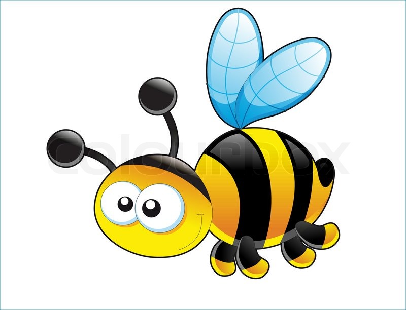800x612 Baby Card. Cute Bee. Vector Stock Vector Colourbox