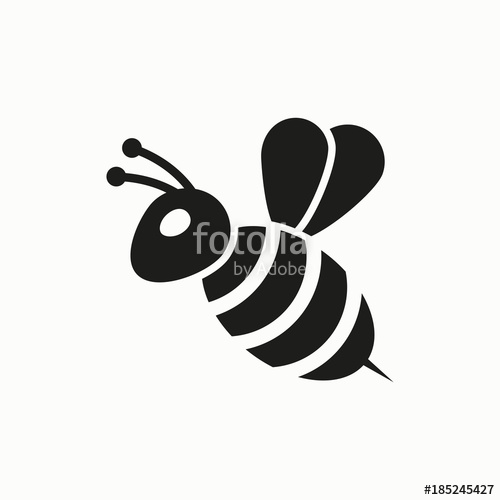 500x500 Bee Vector Icon. Stock Image And Royalty Free Vector Files On