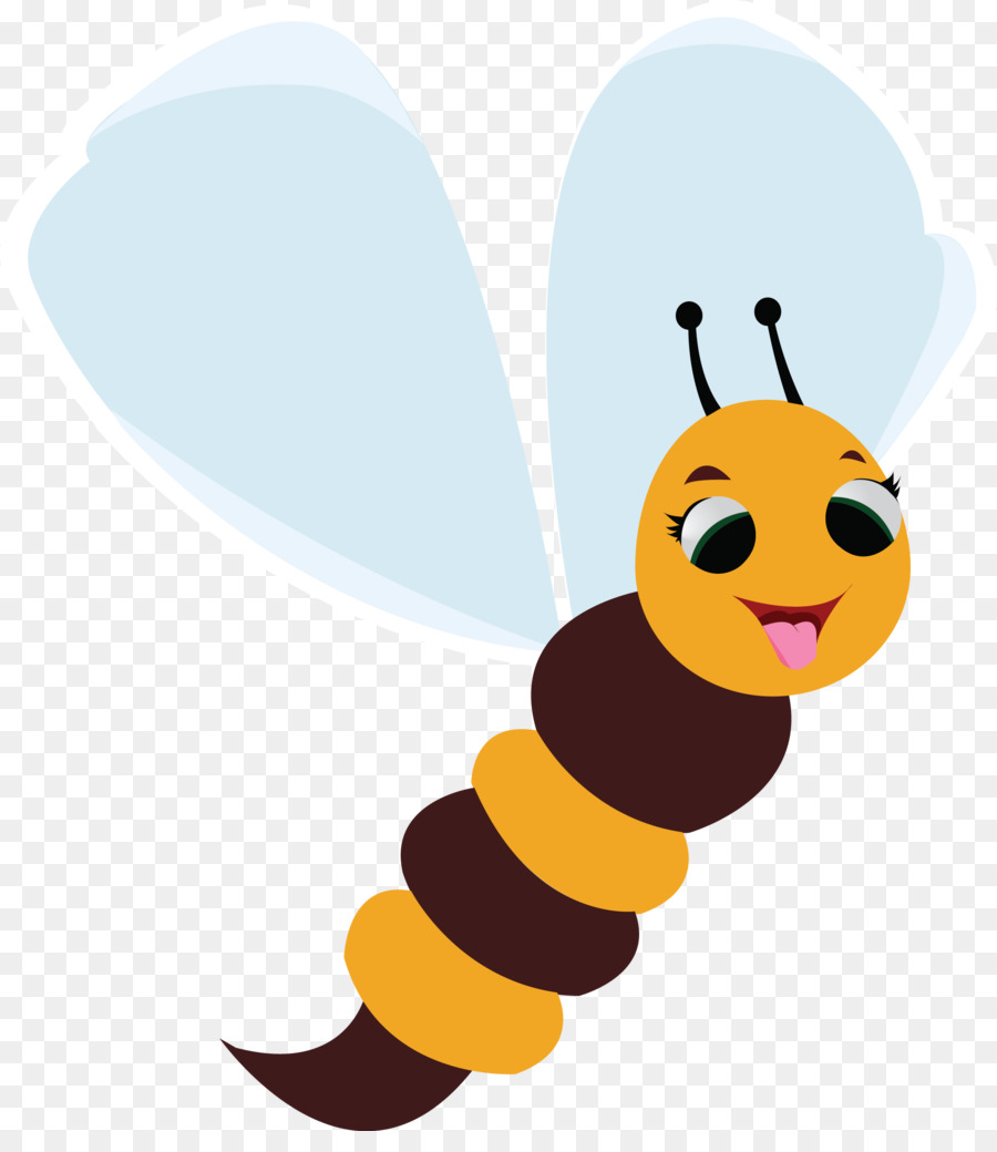 900x1040 Honey Bee Cartoon Euclidean Vector