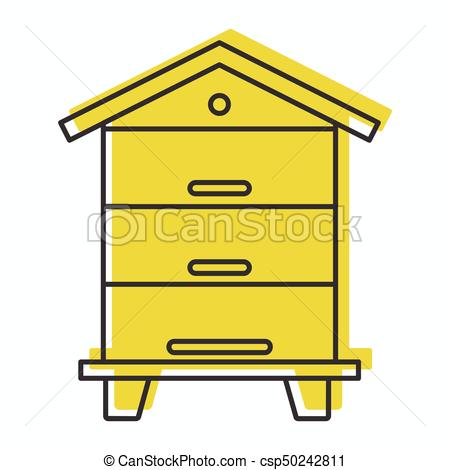 450x470 Beehive Icon In Doodle Style Vector Illustration For Design And