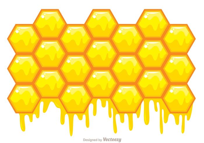 700x490 Honeycomb Vector Background