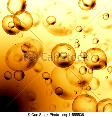 450x470 Beer Bubbles On A Bright Gold Background Drawings