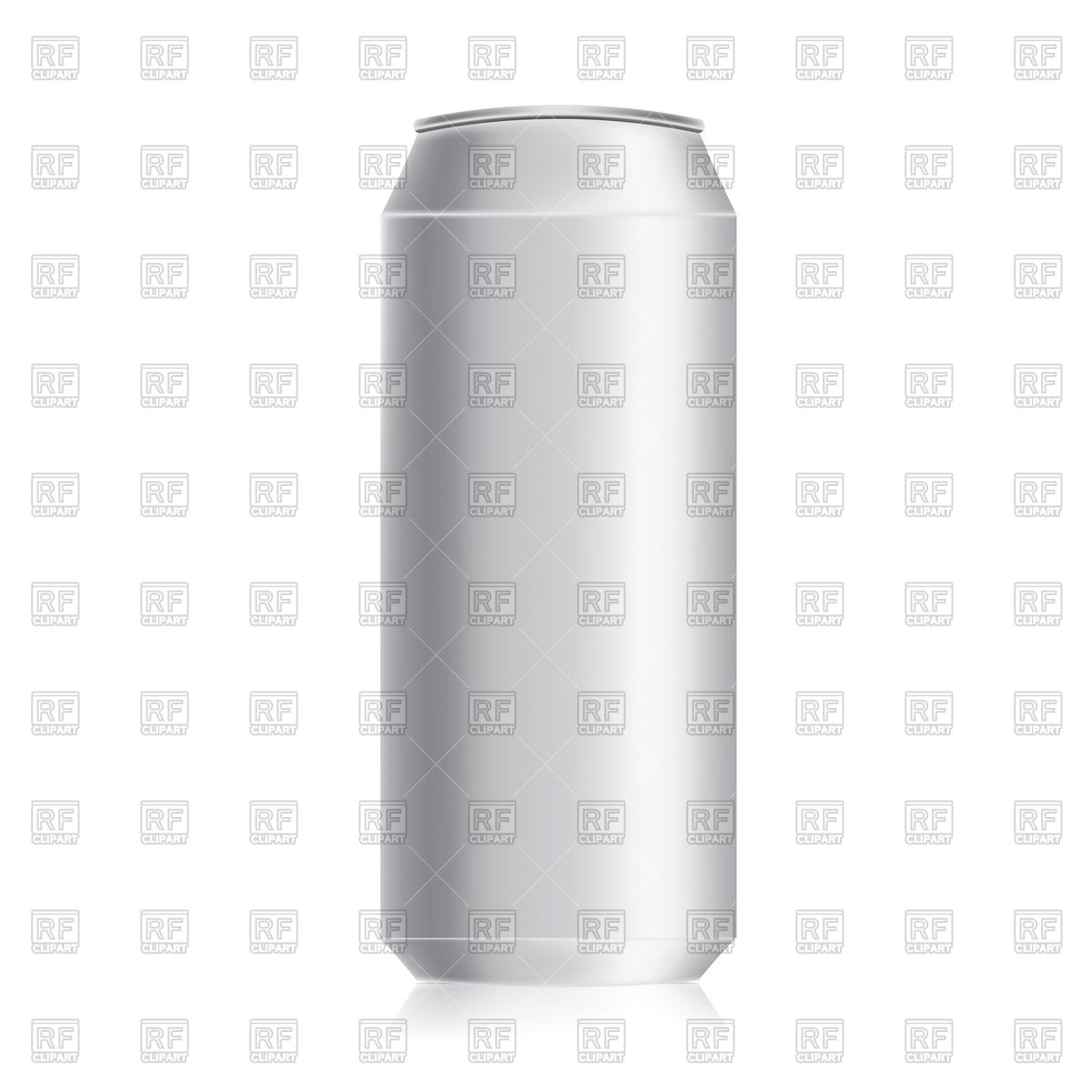 1200x1200 Blank Metal Beer Can Vector Image Vector Artwork Of Objects