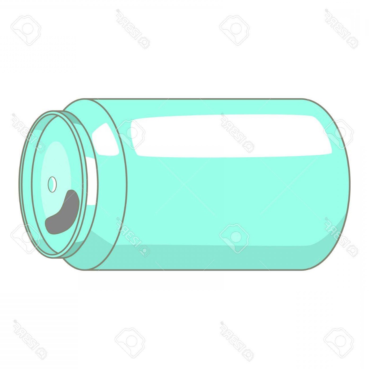 1560x1560 Photostock Vector Empty Soda Or Beer Can Icon Cartoon Illustration