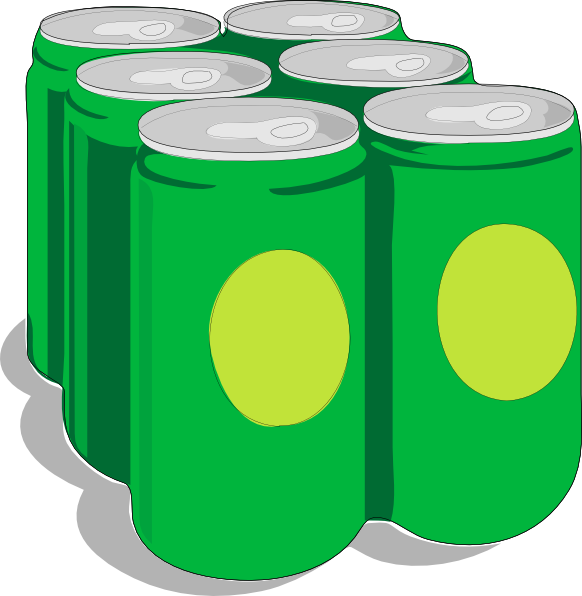 582x596 Beer Cans Clip Art Free Vector 4vector