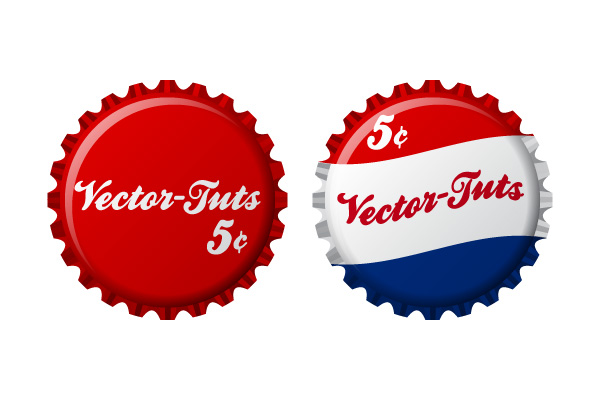 600x400 How To Create Vintage Vector Bottle Caps In Illustrator Cs4
