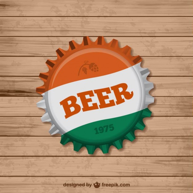 626x626 Beer Bottle Cap Vector Free Download