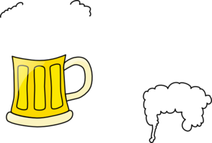 298x201 Foam Clipart Beer Cup