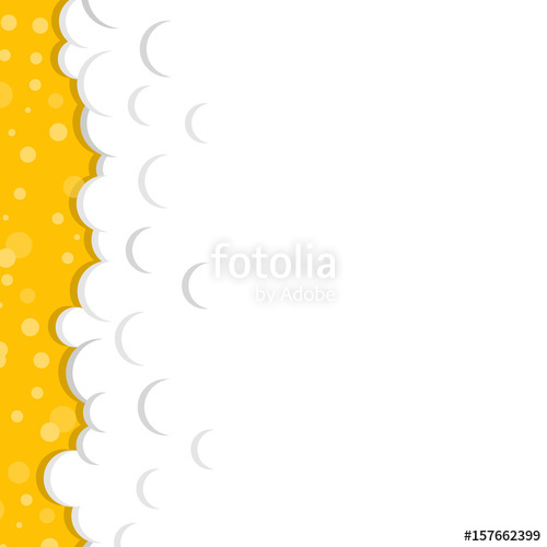 500x500 Beer Foam Texture. Vector Illustration. Stock Image And Royalty