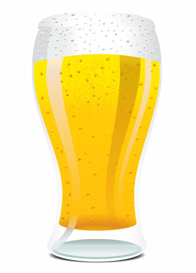 750x1043 Free Vector Pint Glass