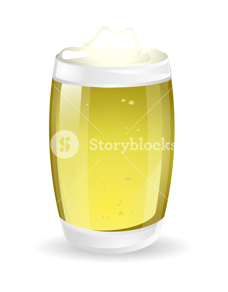 779x1000 Beer Glass Vector Illustration Royalty Free Stock Image