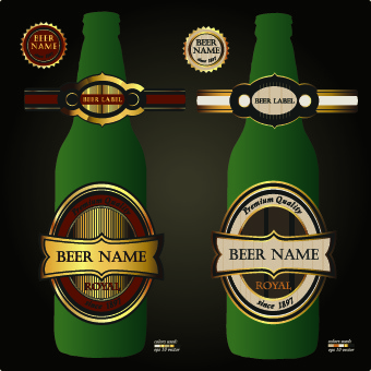 340x340 Beer Label Vector Free Vector Download (8,591 Free Vector) For