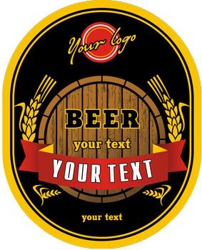283x350 Beer Logo Vector Labels