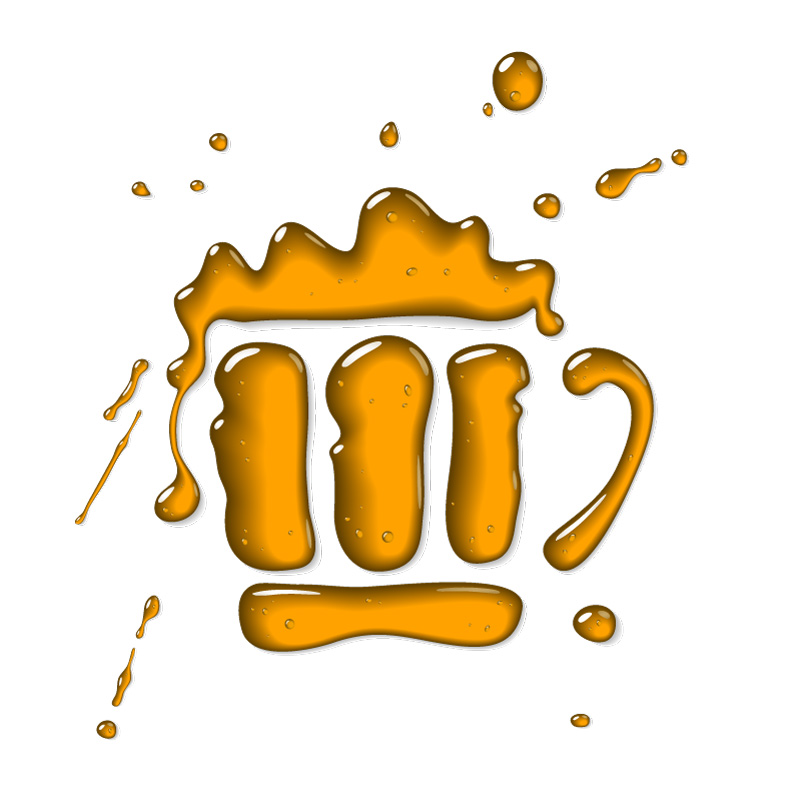 801x801 Liquid Beer Mug Logo Vector Free Vector Graphic Download