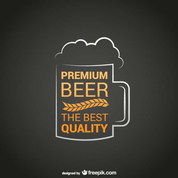626x626 Premium Beer Logo Vector Free Download
