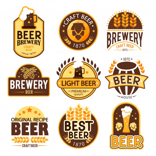 626x626 Beer Logo Collection Vector Premium Download