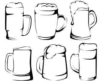 340x270 Beer Mug Clip Art Etsy