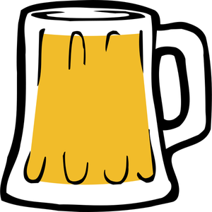 300x300 1218 Free Vector Beer Glass Public Domain Vectors