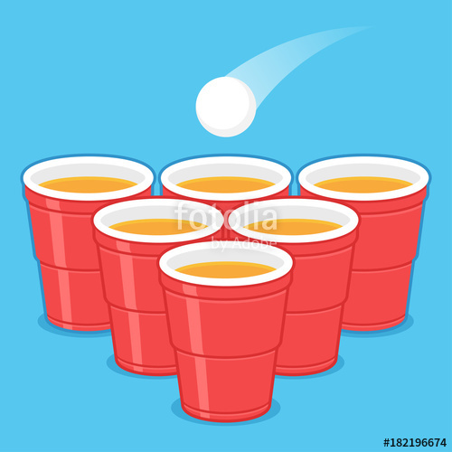500x500 Beer Pong Cups Stock Image And Royalty Free Vector Files On