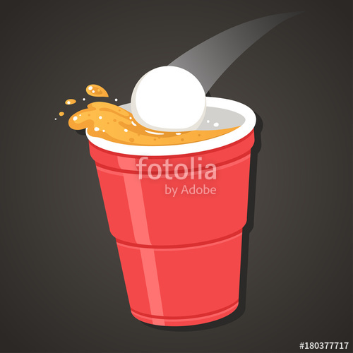 500x500 Beer Pong Illustration Stock Image And Royalty Free Vector Files