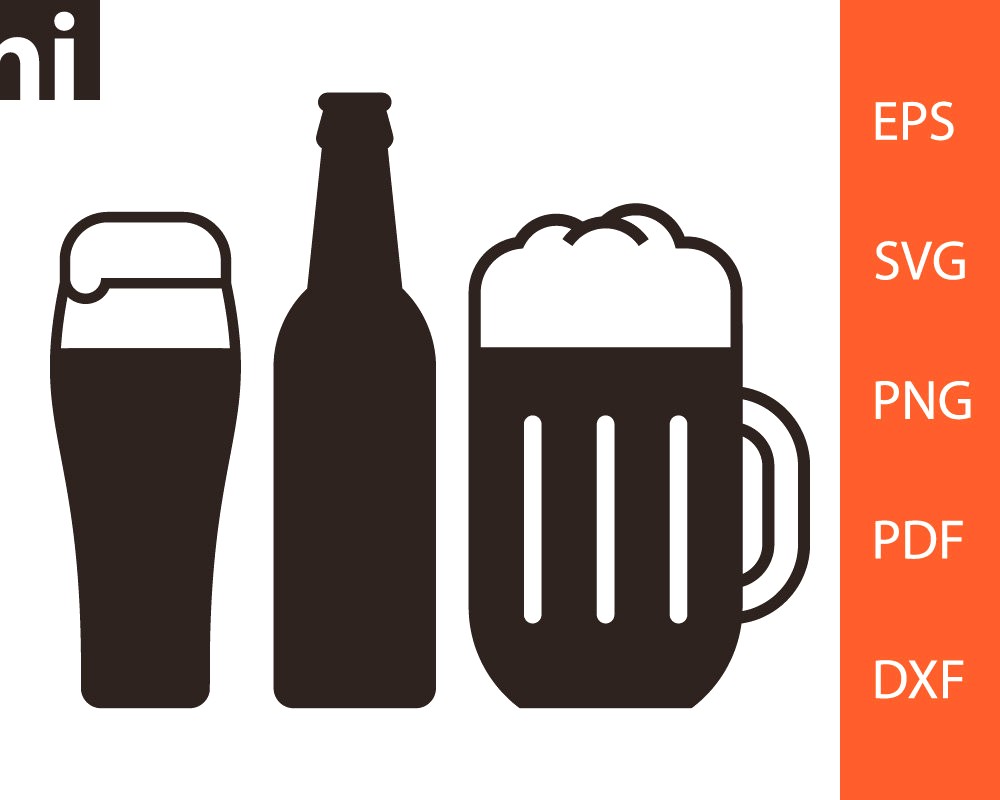 1000x800 Beer Vector Silhouette 13 10 Bottle Clipart
