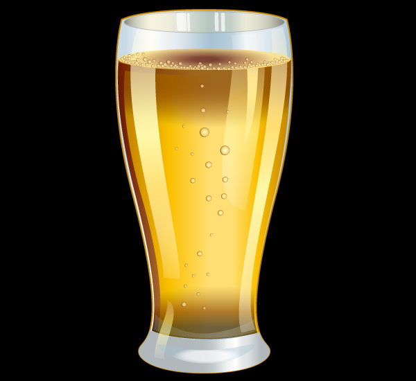 600x550 Glass Of Beer Vector Graphics 123freevectors