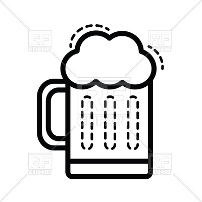 400x400 Beer Icon Line Vector Image Vector Artwork Of Food And Beverages