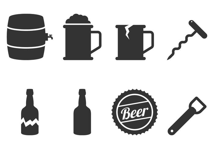 700x490 Beer Icon Vectors