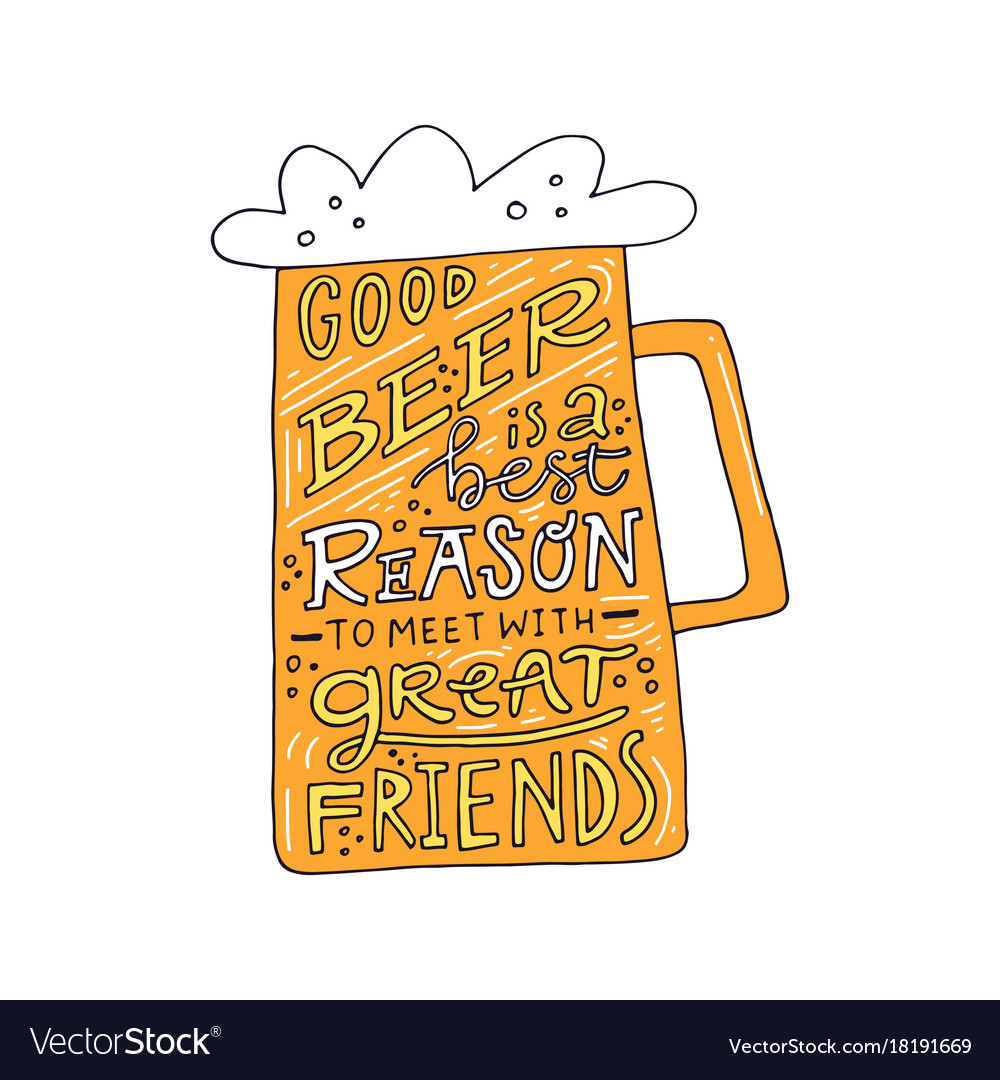 1000x1080 Drawn Beer Vector