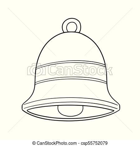 450x470 Vector Of Bell.